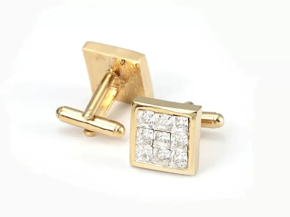 Diamond Cufflinks: Elevating Men's Style with Timeless Brilliance