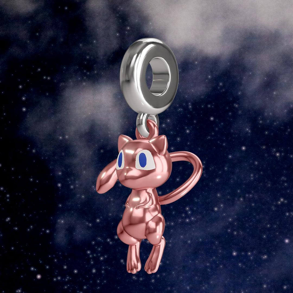 Mew Pokemon Pandora Fit Charm Necklace, 925 Sterling Silver - Trendolla Jewelry