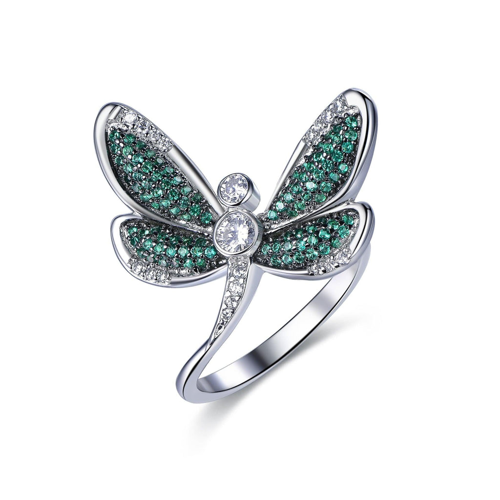 Trendolla Dragonfly Sterling Silver Ring - Trendolla Jewelry